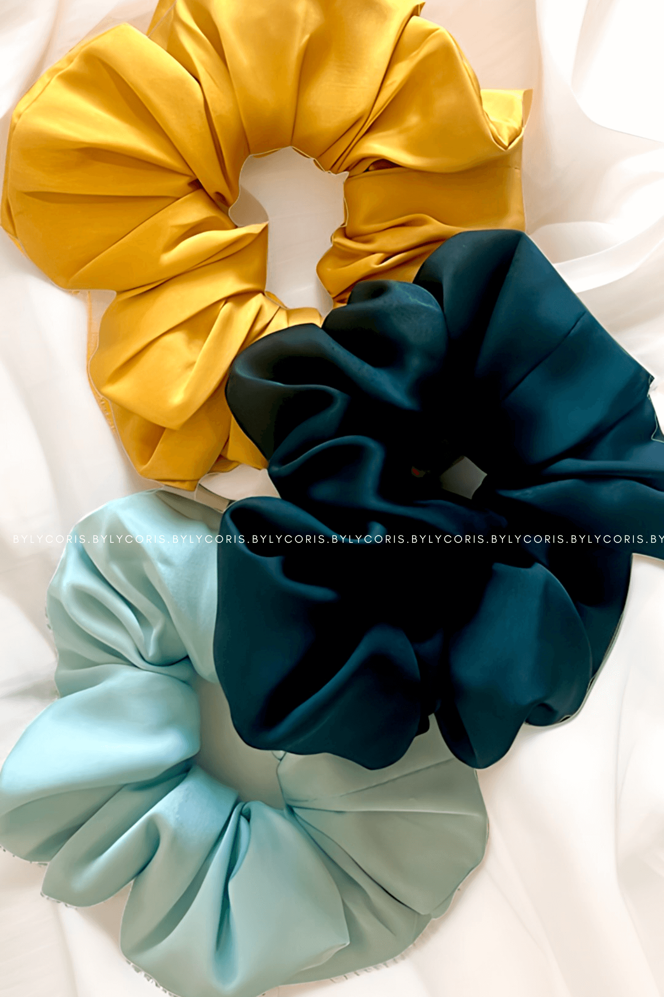 Silk Scrunchies (M) - Combo