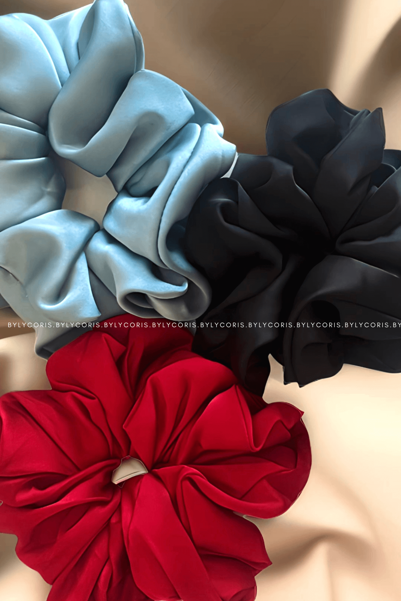 Silk Scrunchies (L) - Combo