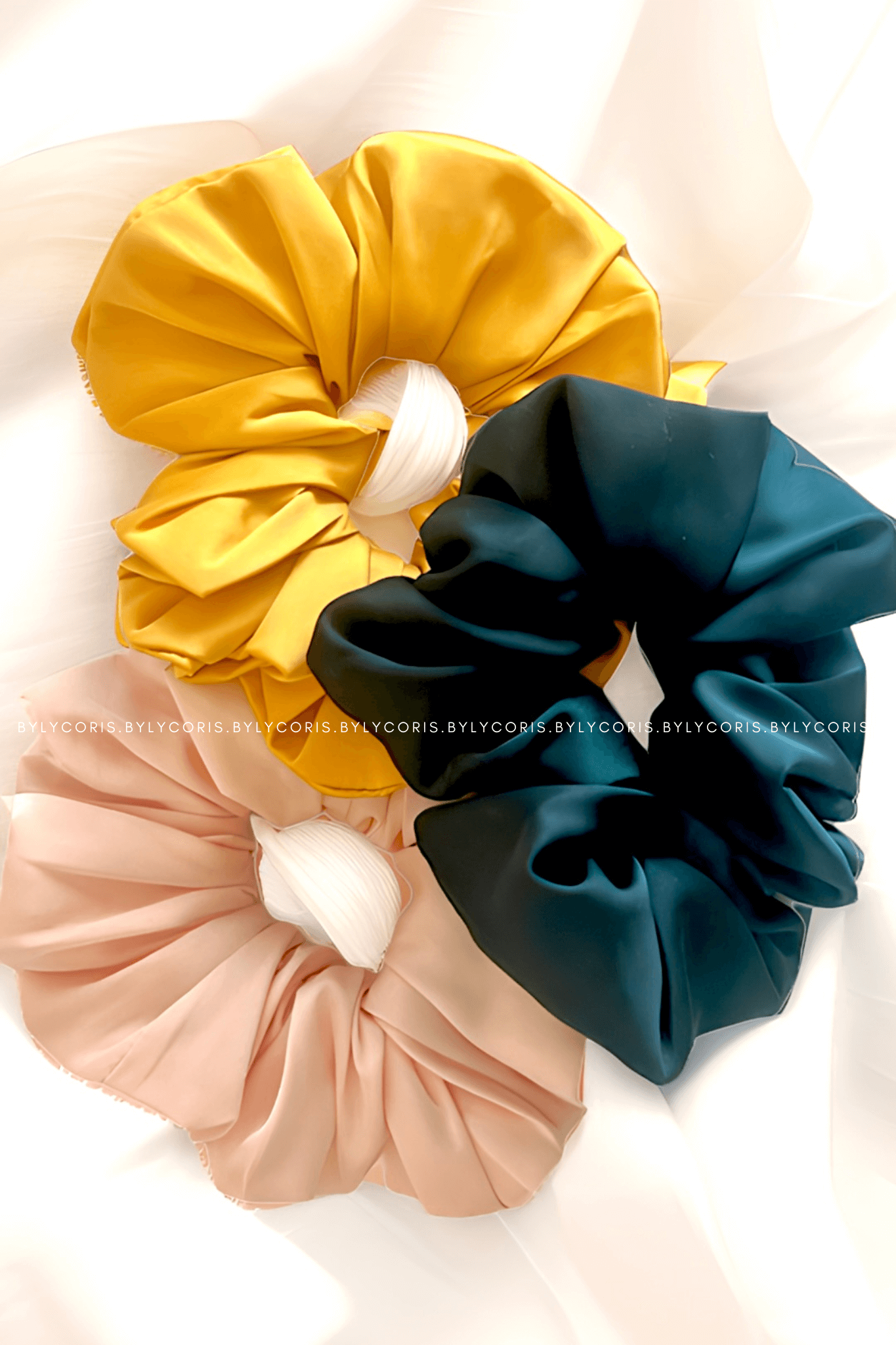 Silk Scrunchies (M) - Combo