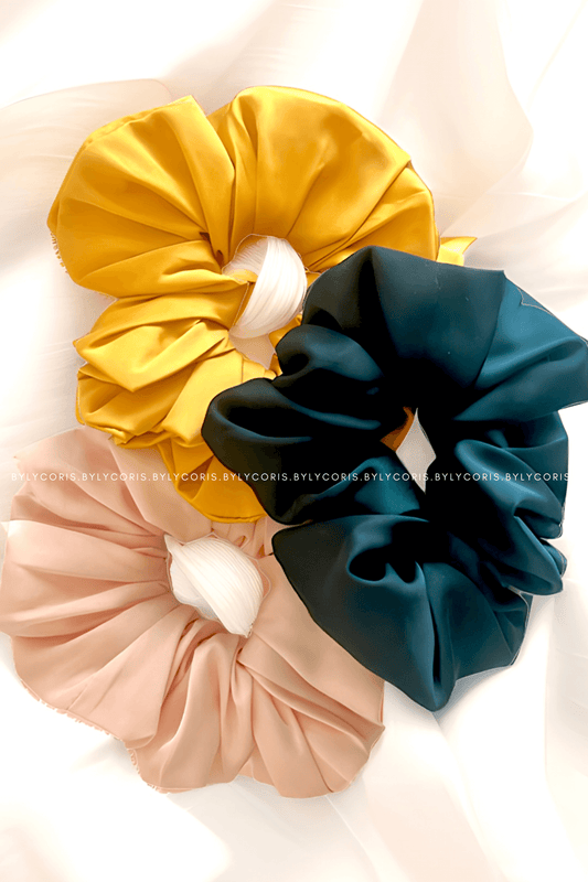 Silk Scrunchies (M) - Combo