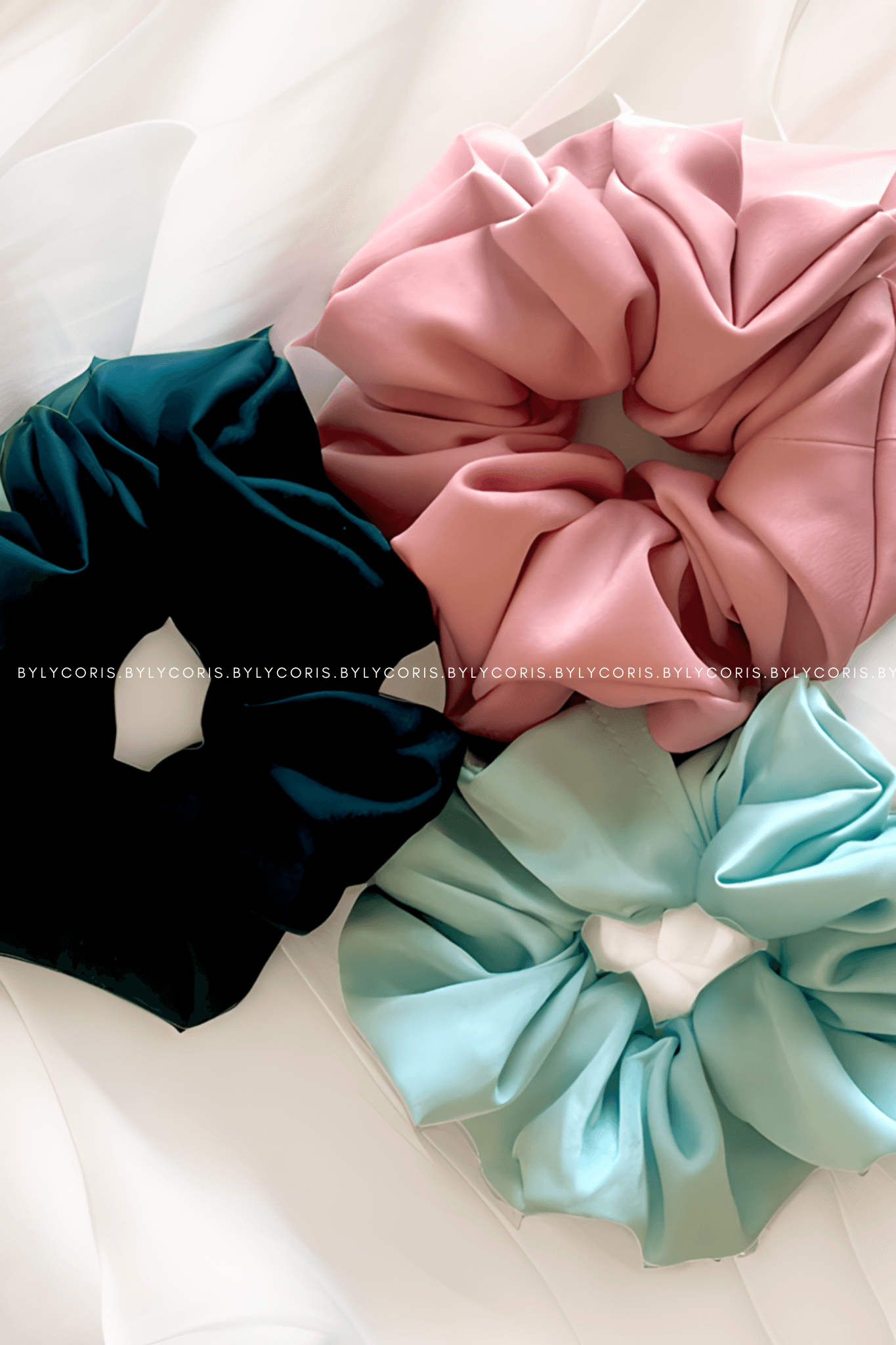 Silk Scrunchies (M) - Combo