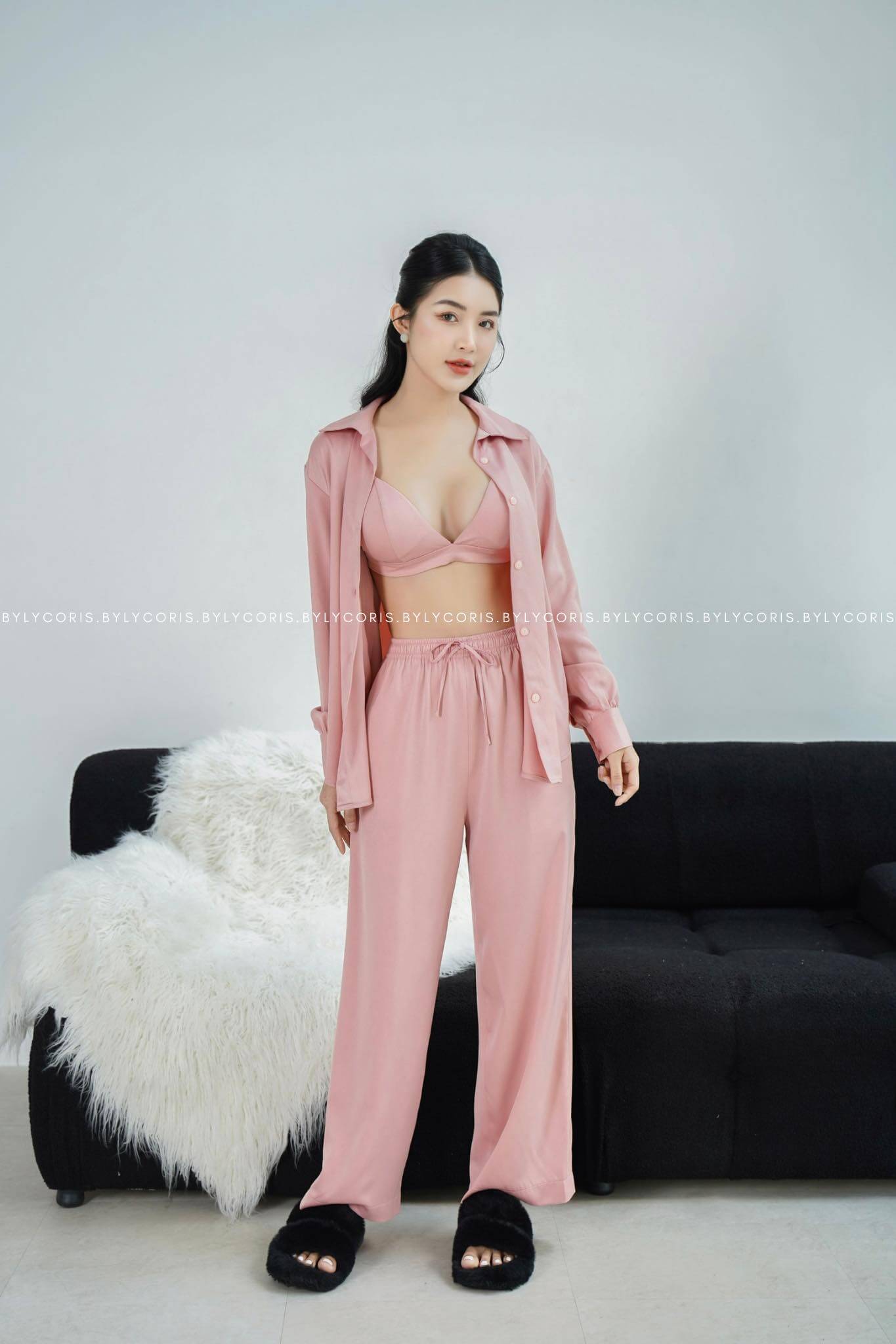 luna silk sleepwear