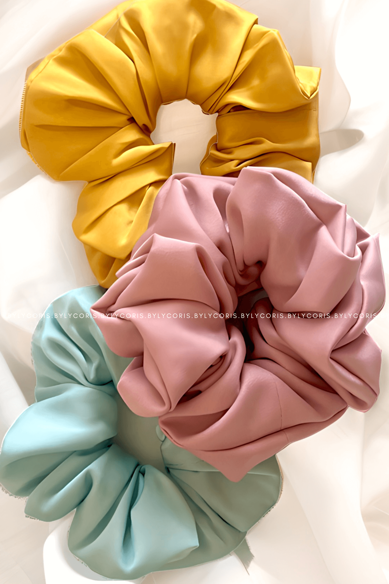 Silk Scrunchies (M) - Combo