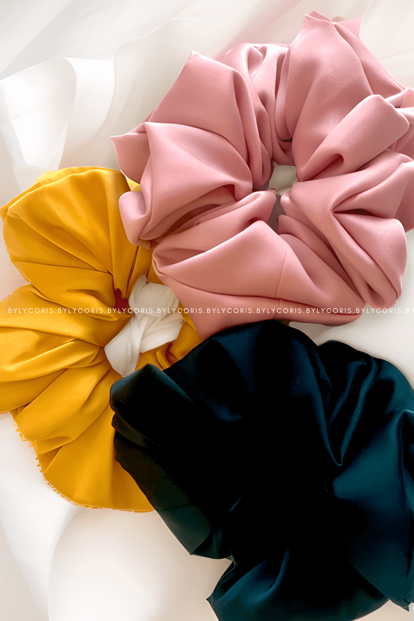 Silk Scrunchies (M) - Combo
