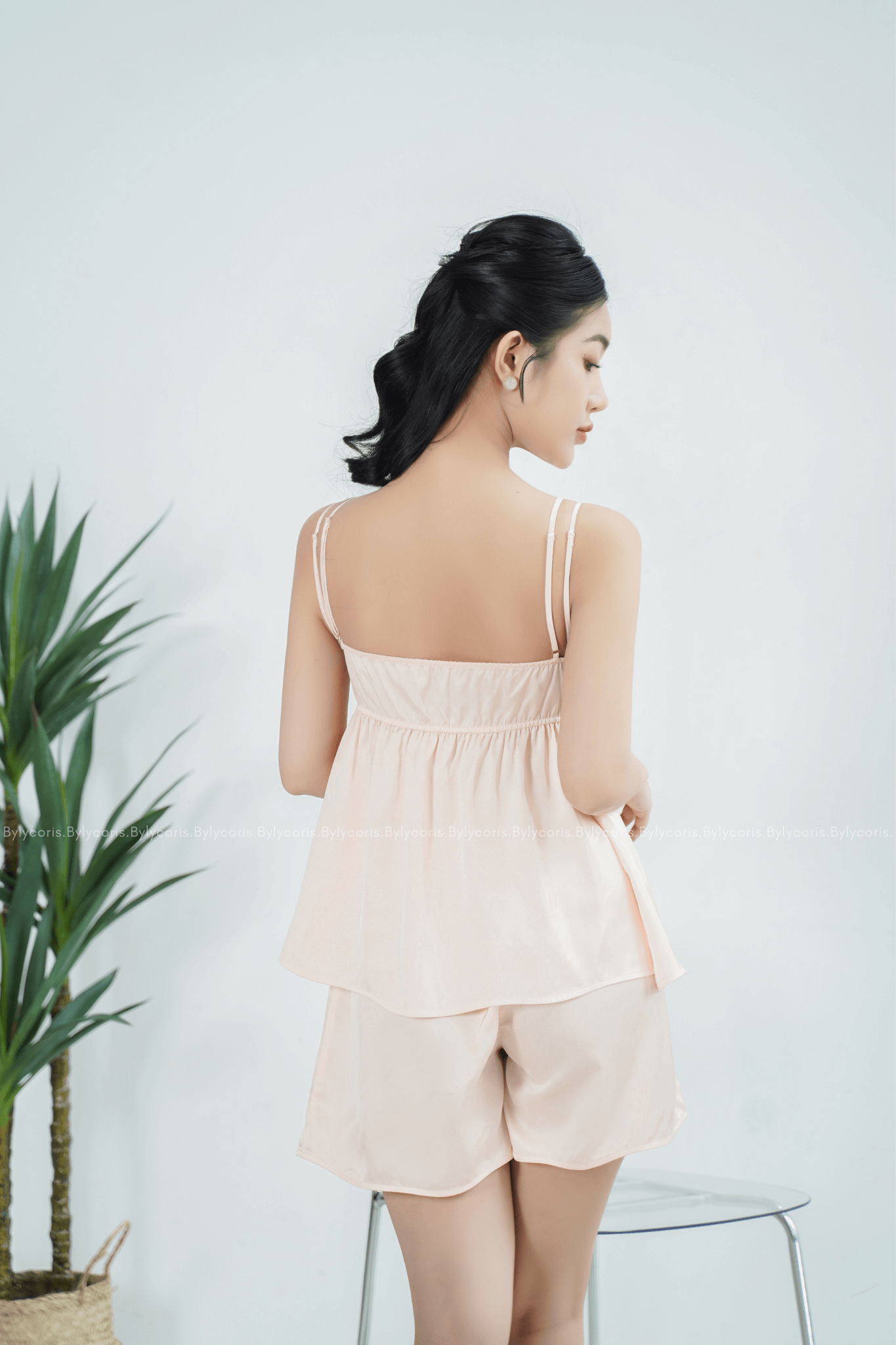 butterfly silk sleepwear